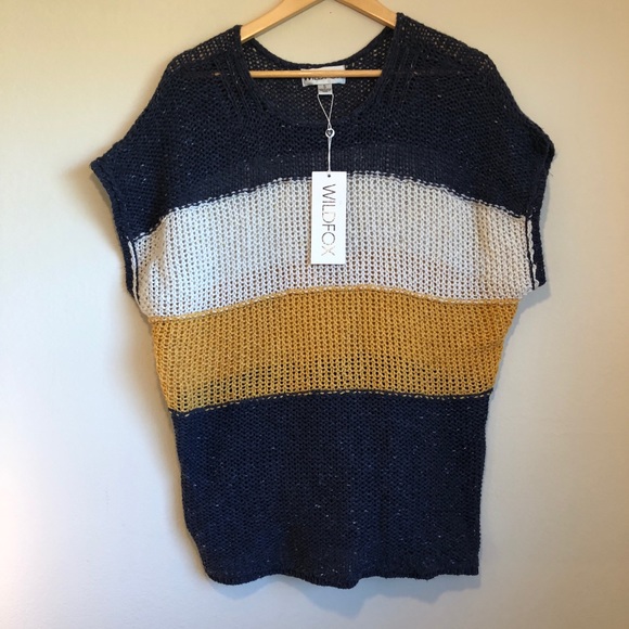 Wildfox Stripe Sweater - Picture 1 of 8